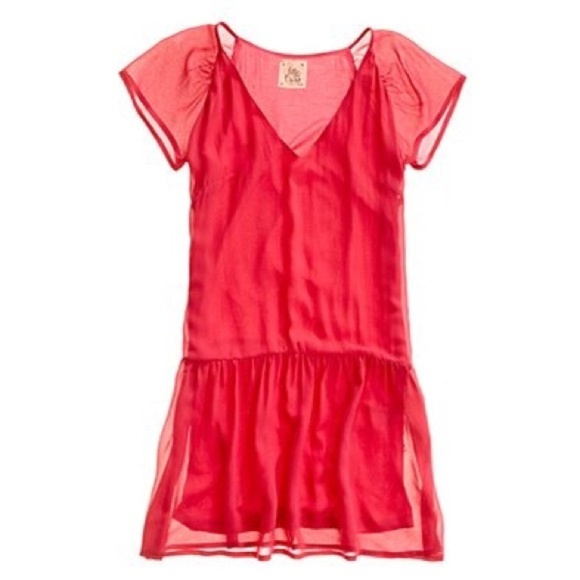 Attic and Barn for Madewell Pink Silk Shift Dress - Picture 2 of 5